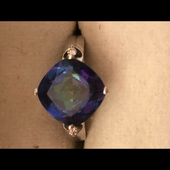 Sterling Silver Mystic Topaz Ring - Picture 7 of 11